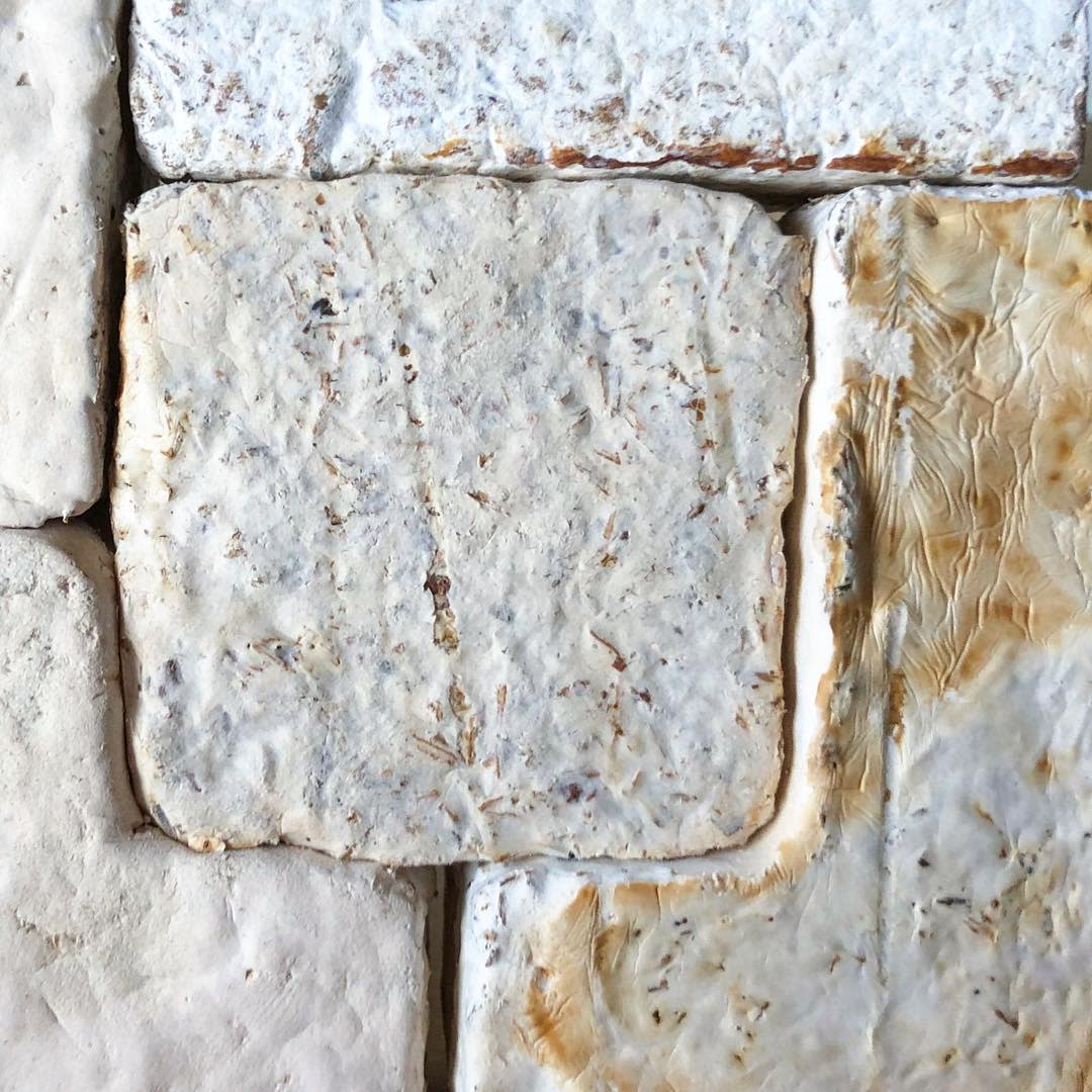 Mushrooms are a sturdy and durable material when properly tended. These mushroom brick are an eco-friendly driveway alternative. (Credit: MycoWorks)
